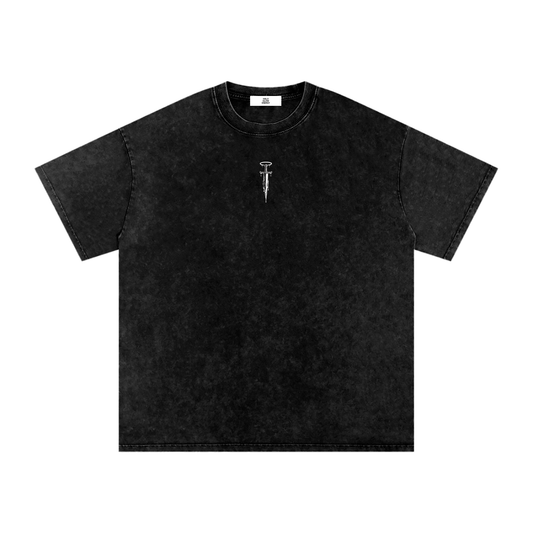 Armor of God Snow-Washed Oversized T-Shirt