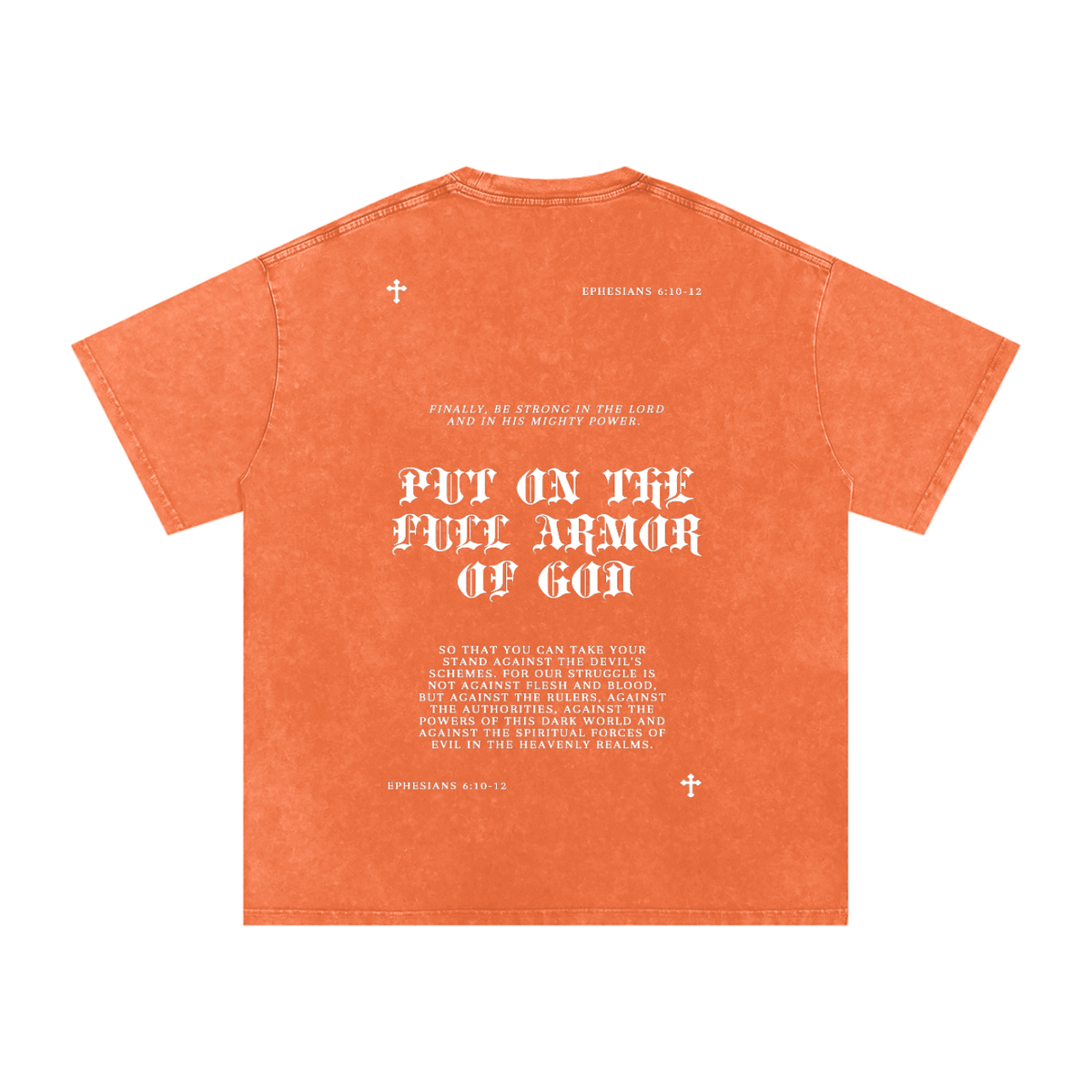 Armor of God Snow-Washed Oversized T-Shirt