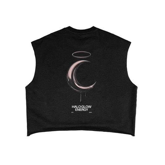 Halo Glow Energy French Terry Boxy Tank Top