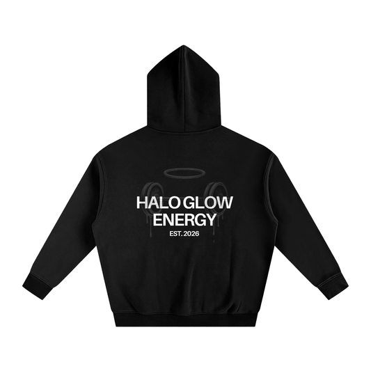 Halo Barbell Oversized Fleeced Hoodie