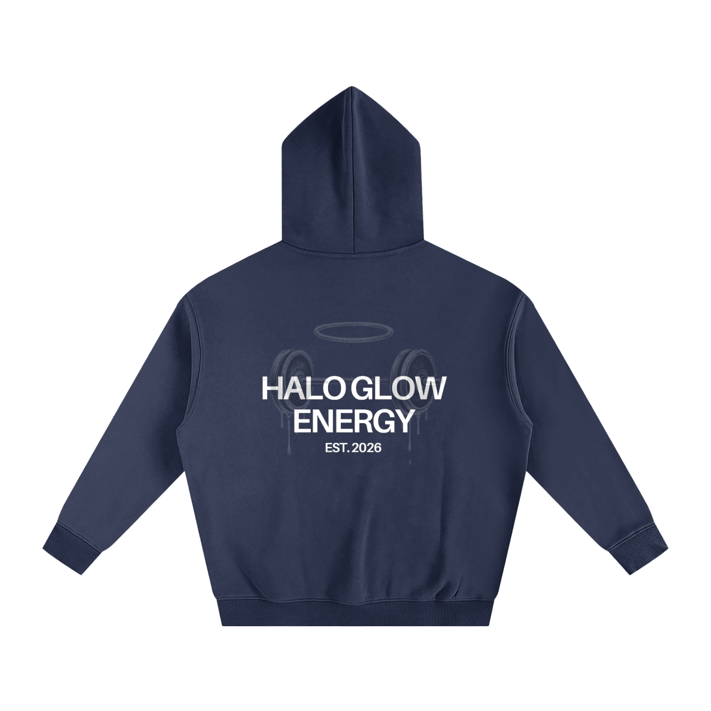 Halo Barbell 加绒宽松连帽衫