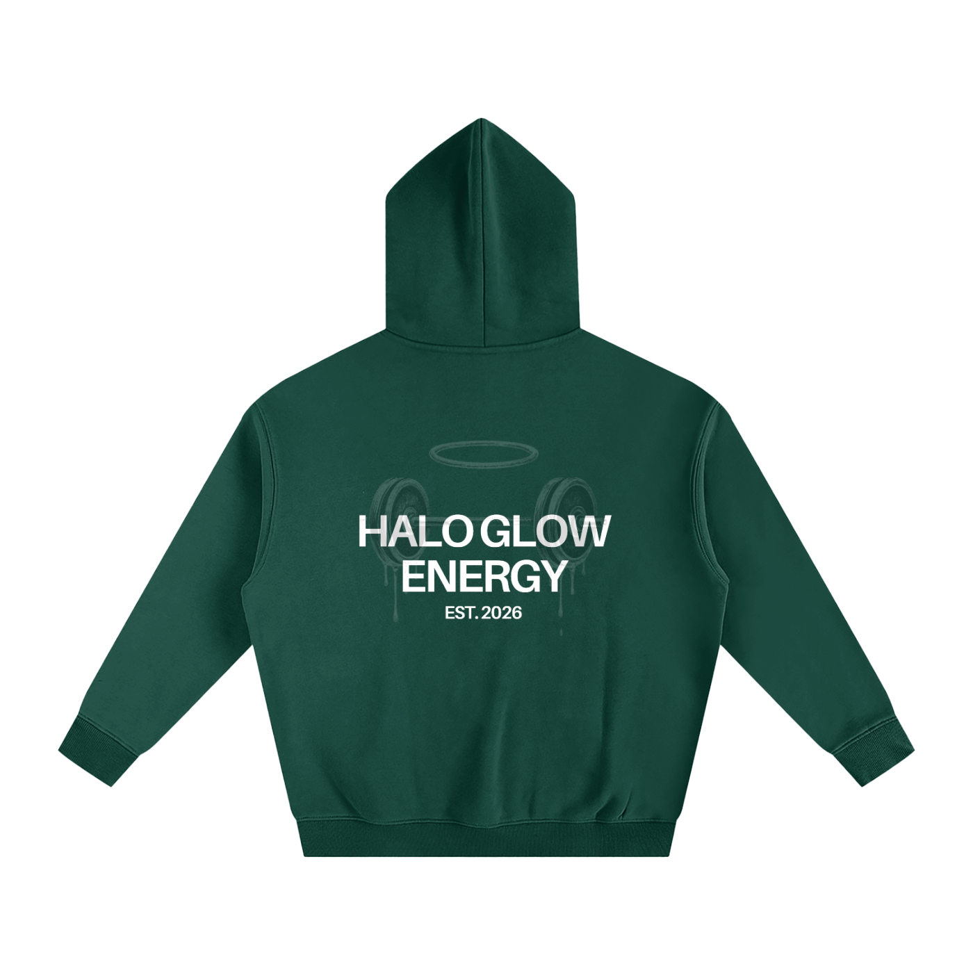 Halo Barbell 加绒宽松连帽衫