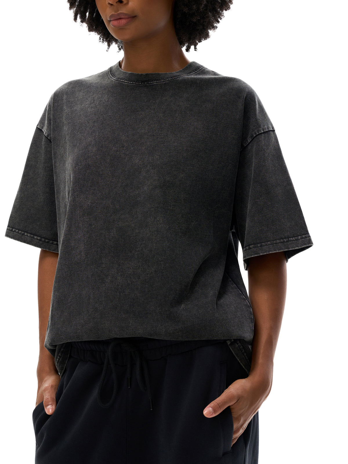 Armor of God Snow-Washed Oversized T-Shirt
