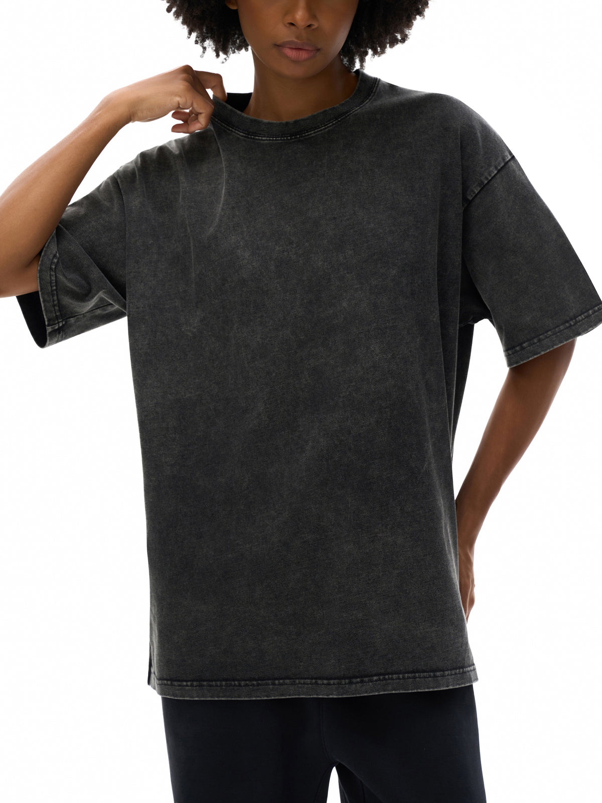Armor of God Snow-Washed Oversized T-Shirt